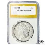 1878-S Morgan Silver Dollar PGA BU
