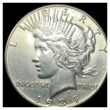 1934-S Silver Peace Dollar UNCIRCULATED