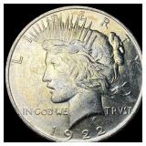1922 Silver Peace Dollar CHOICE BU