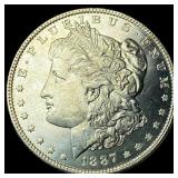 1887 Morgan Silver Dollar GEM BU