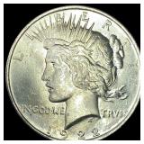 1922 Silver Peace Dollar CHOICE BU