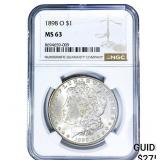 1898-O Morgan Silver Dollar NGC MS63