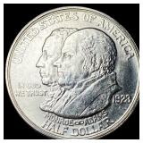 1923-S Silver Monroe Doctrine Centennial Half Doll