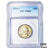 1935-S Washington Silver Quarter ICG MS65
