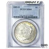 1885-O Morgan Silver Dollar PCGS MS64