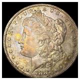 1887-S Silver Morgan Dollar CLOSELY UNCIRCULATED