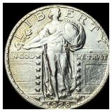 1928 Standing Liberty Silver Quarter CHOICE AU