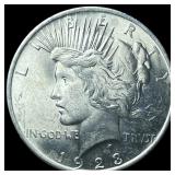 1923 Silver Peace Dollar GEM BU