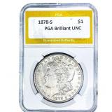 1878-S Morgan Silver Dollar PGA BU