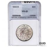 1944-S Walking Liberty Half Dollar NNC MS65