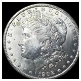 1902-S Silver Morgan Dollar GEM BU