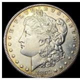 1892 Silver Morgan Dollar NEARLY UNCIRCULATED