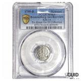 1799-B Brandenburg-Ans-Bayreuth 1 Silver Kreuzer P