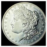 1884-S Silver Morgan Dollar CLOSELY UNCIRCULATED