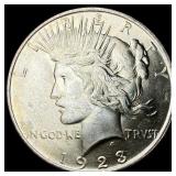 1923 Silver Peace Dollar GEM BU