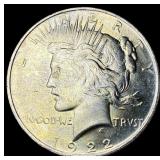 1922 Silver Peace Dollar GEM BU