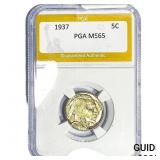1937 Buffalo Nickel PGA MS65