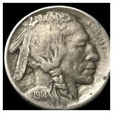 1914-S Buffalo Nickel NEARLY UNCIRCULATED