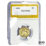 1930 Buffalo Nickel PGA MS65