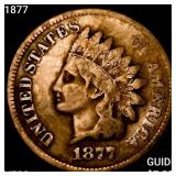 1877 Indian Head Cent LIGHTLY CIRCULATED