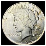 1922 Silver Peace Dollar GEM BU