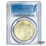 1902 Morgan Silver Dollar PCGS MS62