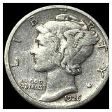 1926-S Silver Mercury Dime NEARLY UNCIRCULATED