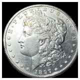1897-S Silver Morgan Dollar CHOICE AU