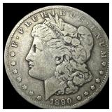 1890-CC Silver Morgan Dollar LIGHTLY CIRCULATED