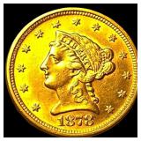 1878 Liberty Head $2.50 Gold Quarter Eagle CLOSELY
