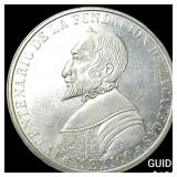 1946 Mexico Zacatecas 400th Anniv. Silver Medal