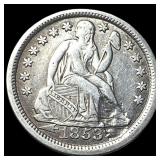 1853 Arrows Seated Liberty Dime LIGHTLY CIRCULATED