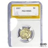 1937 Buffalo Nickel PGA MS65