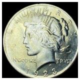 1923 Silver Peace Dollar CHOICE BU