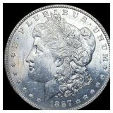 1887 Morgan Silver Dollar CHOICE BU