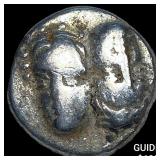 Greece Moesia, Istros 4th Cent. BC Silver Drachm