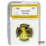 1995 1/2oz $25 Gold Eagle PGA PR70