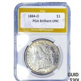 1884-O Morgan Silver Dollar PGA Brilliant UNC