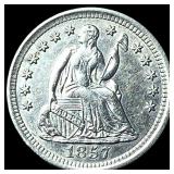 1857-O Silver Half Dime CHOICE AU