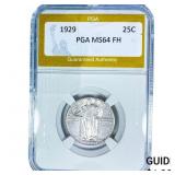 1929 Standing Liberty Quarter PGA MS64 FH