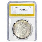 1903 Morgan Silver Dollar PGA MS65