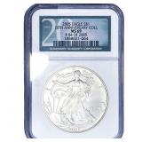 2005 Silver Eagle NGC MS69