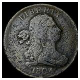 1804 Draped Bust Half Cent HIGH GRADE