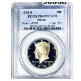 1993-S Kennedy Half Dollar PCGS PR69 DCAM