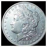 1878 Silver Morgan Dollar CLOSELY UNCIRCULATED