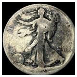 1921-S Silver Walking Liberty Half Dollar  NICELY