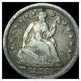 1853 Arrows Seated Liberty Half Dime LIGHTLY CIRCU