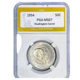 1954 Washington Carver Half Dollar PGA MS67
