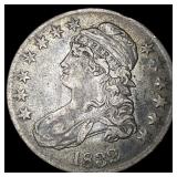 1832 Capped Bust Half Dollar NEARLY UNCIRCULATED
