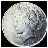1922 Silver Peace Dollar CHOICE BU